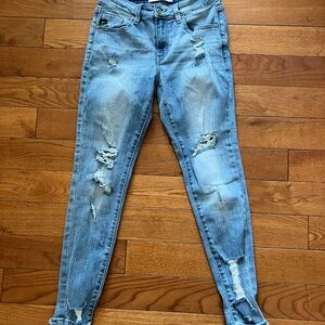 Kancan distressed skinny jeans